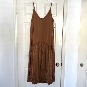 Rust maxi dress